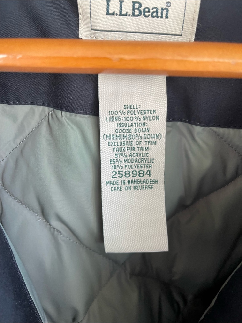 LL Bean 100% Down Parka - Picture 10 of 16